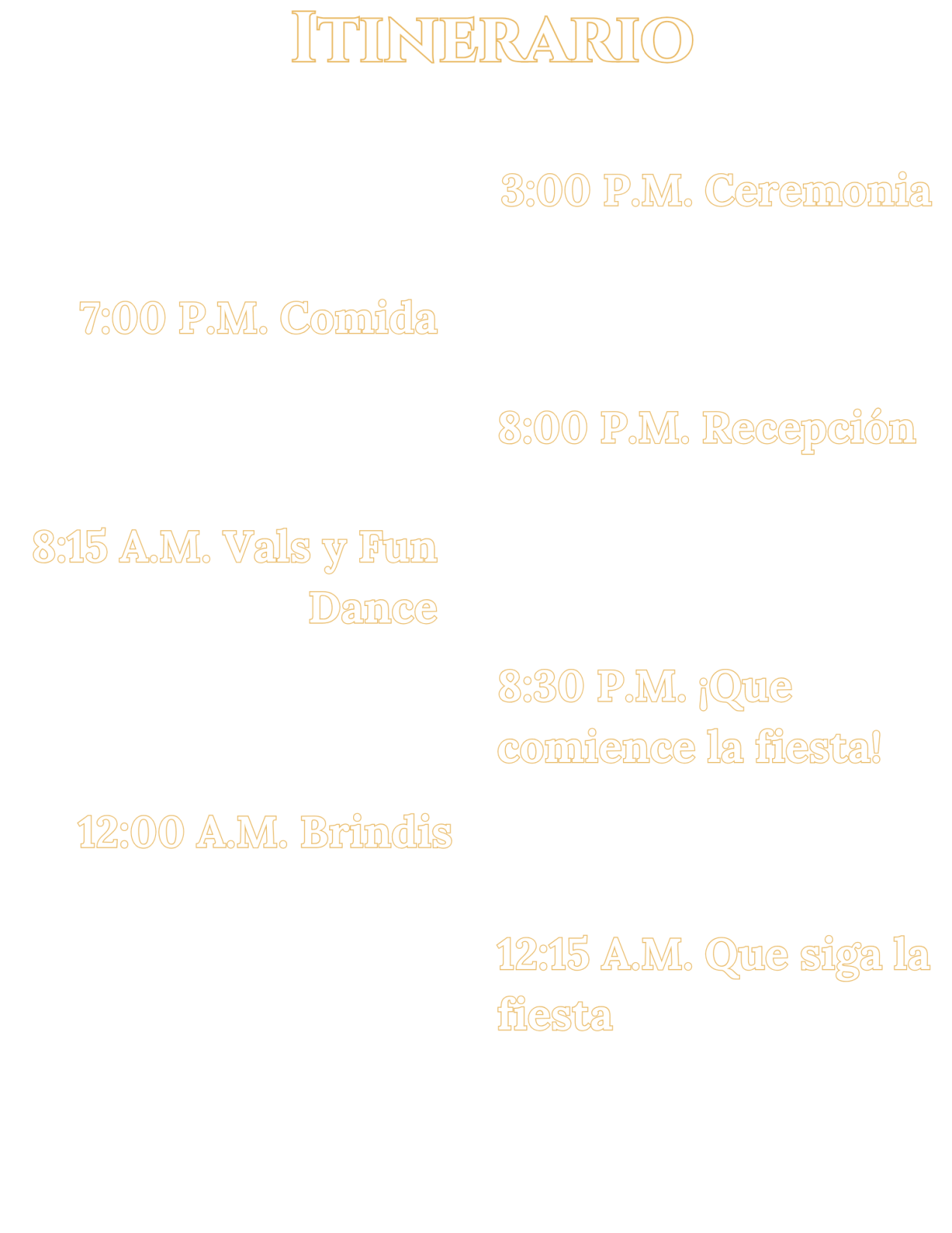 Itinerario